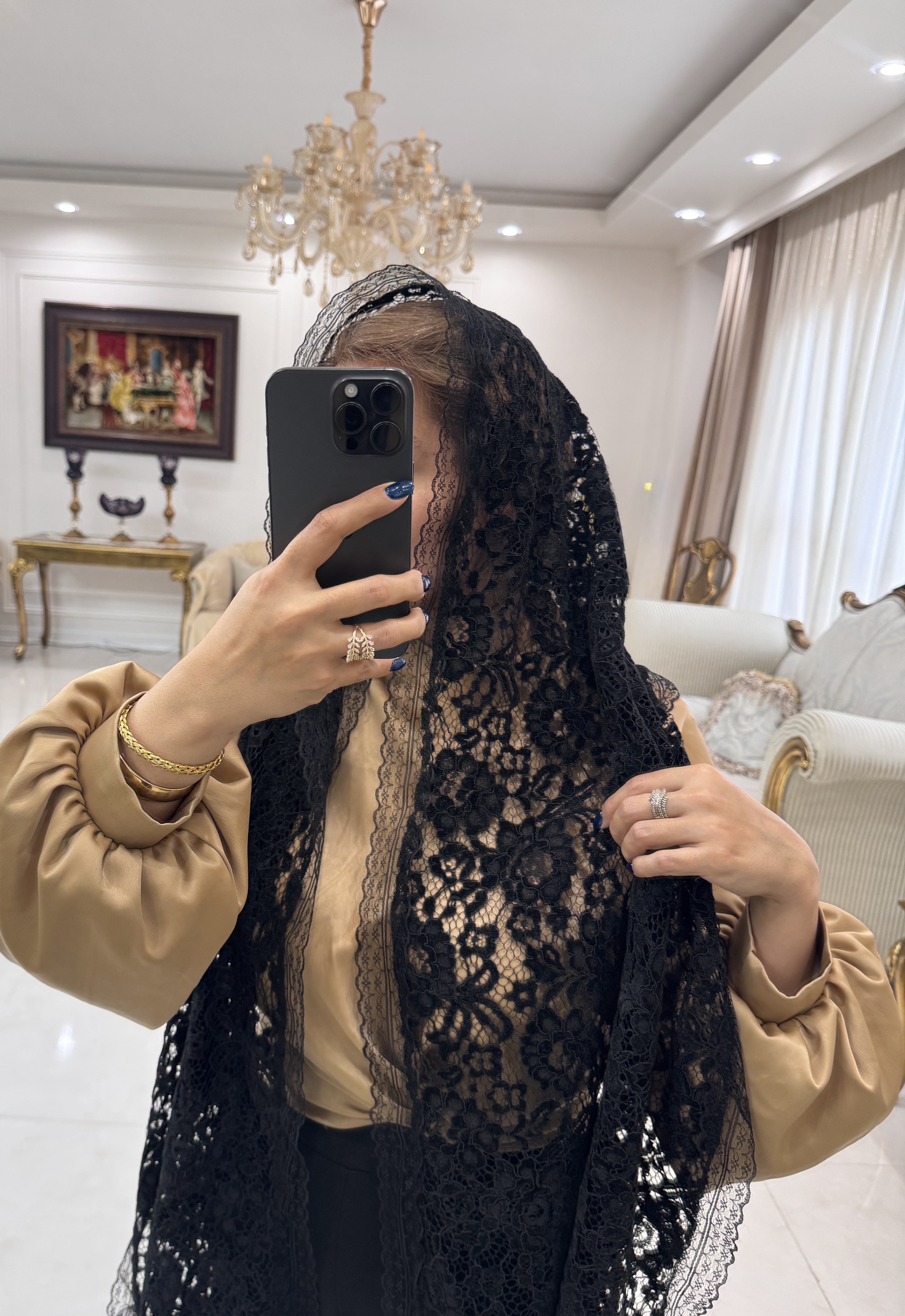 شال گیپور گل مخمل برجسته وارداتی