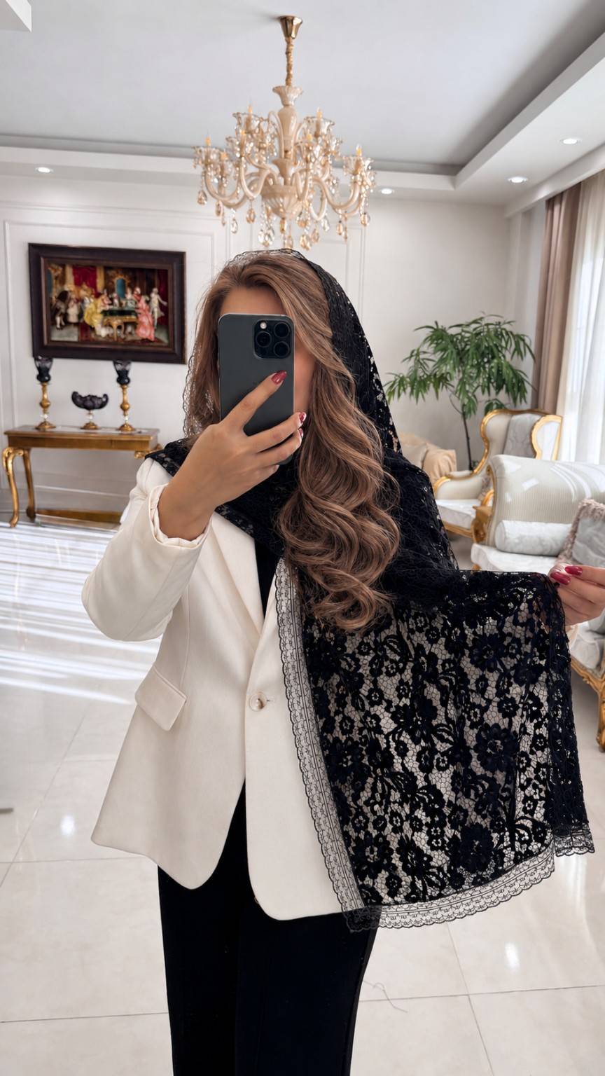 شال و روسری گیپور مخمل کوب وارداتی