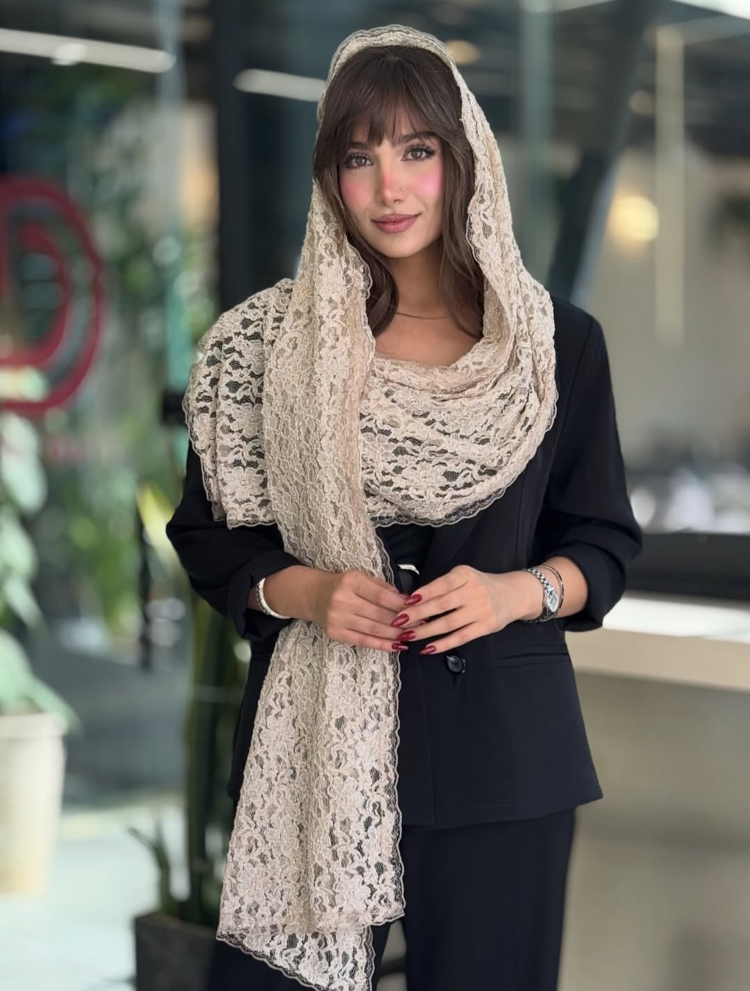 شال گیپور گل برجسته وارداتی